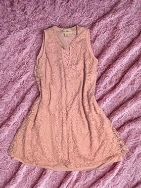 Blush Pink Lace Bodysuit